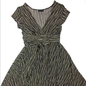 Short Sleeve Polka Dot Patterned Ruby Rox Dress